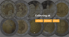 Desktop Screenshot of collecting.sk
